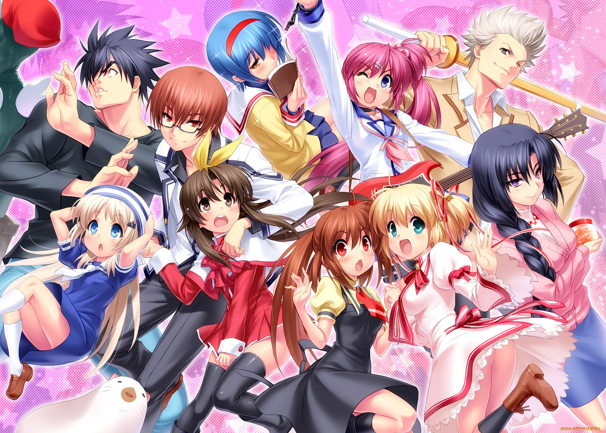 , *unknown , , rewrite, , , , , little, busters, kanon, air, angel, beats, clannad